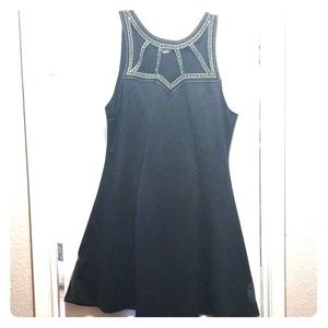 Black short dress with cutout design 2xl